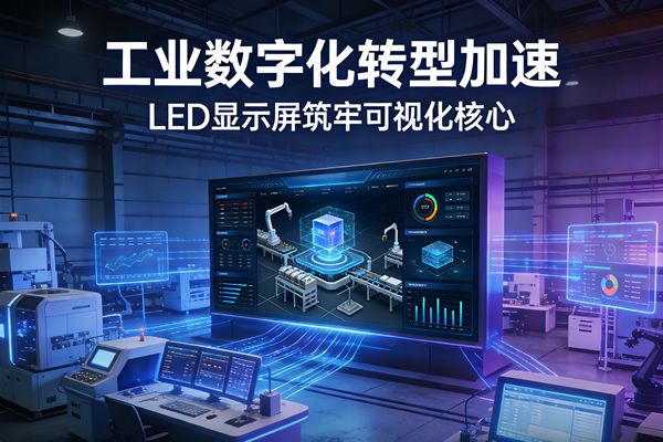 工業(yè)數(shù)字化轉(zhuǎn)型加速 維康國際LED顯示屏筑牢可視化核心